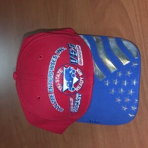 K&J Trucking Inc Logistics Embroidered Logo Strap-on Hat Cap